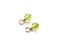 Tiny Peridot Charms with 14K Gold-Filled Wire, 2 pieces, Adorabilities